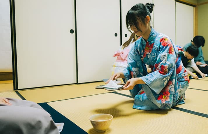 茶道部によるお茶会