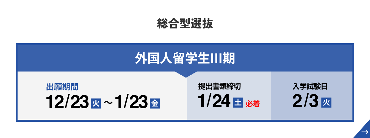 外国人留学生Ⅲ期