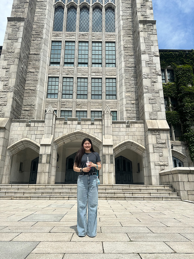 都市生活学科(現 人間科学科)2年(渡航時)